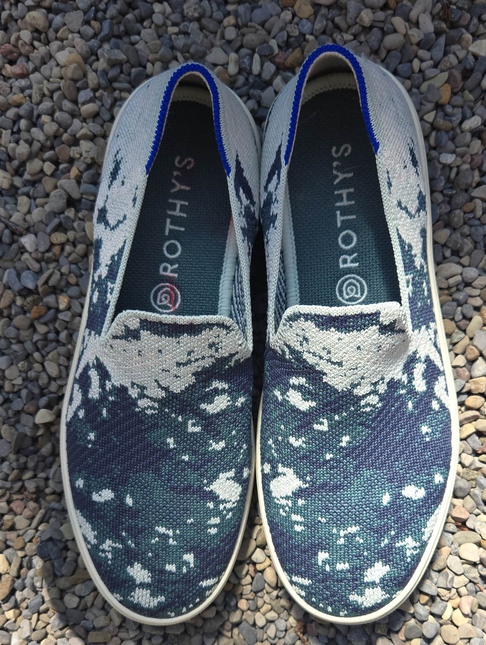 RARE Rothy's x The Butcher’s Daughter Limited Edition Shibori Sneakers